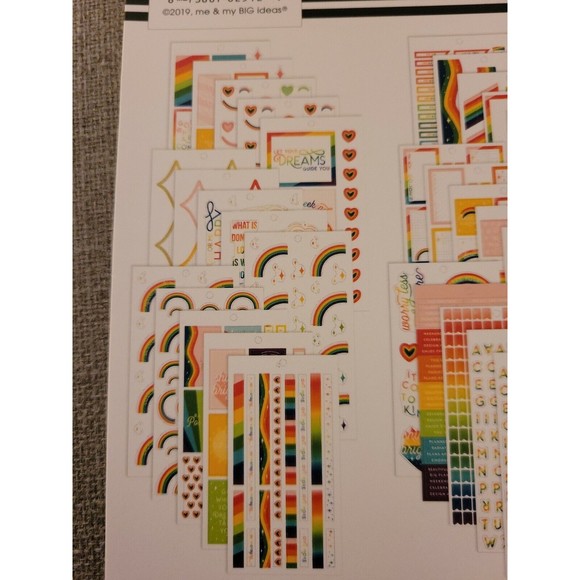 ***Brand New*** The Happy Planner Value Sticker Book Rainbow Dreams 847 Pieces - Picture 3 of 6